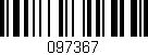 Código de barras (EAN, GTIN, SKU, ISBN): '097367'