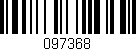 Código de barras (EAN, GTIN, SKU, ISBN): '097368'