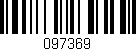 Código de barras (EAN, GTIN, SKU, ISBN): '097369'