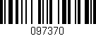 Código de barras (EAN, GTIN, SKU, ISBN): '097370'