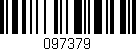 Código de barras (EAN, GTIN, SKU, ISBN): '097379'