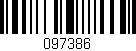 Código de barras (EAN, GTIN, SKU, ISBN): '097386'