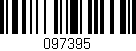 Código de barras (EAN, GTIN, SKU, ISBN): '097395'