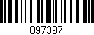 Código de barras (EAN, GTIN, SKU, ISBN): '097397'