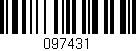 Código de barras (EAN, GTIN, SKU, ISBN): '097431'