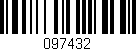 Código de barras (EAN, GTIN, SKU, ISBN): '097432'