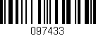 Código de barras (EAN, GTIN, SKU, ISBN): '097433'