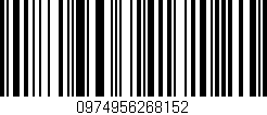 Código de barras (EAN, GTIN, SKU, ISBN): '0974956268152'