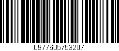 Código de barras (EAN, GTIN, SKU, ISBN): '0977605753207'