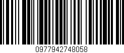 Código de barras (EAN, GTIN, SKU, ISBN): '0977942748058'