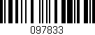 Código de barras (EAN, GTIN, SKU, ISBN): '097833'