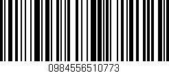 Código de barras (EAN, GTIN, SKU, ISBN): '0984556510773'