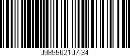Código de barras (EAN, GTIN, SKU, ISBN): '0989902107.34'