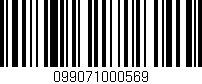 Código de barras (EAN, GTIN, SKU, ISBN): '099071000569'
