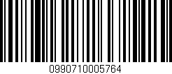 Código de barras (EAN, GTIN, SKU, ISBN): '0990710005764'