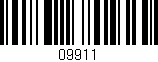 Código de barras (EAN, GTIN, SKU, ISBN): '09911'