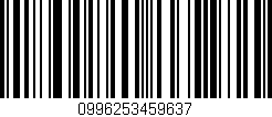 Código de barras (EAN, GTIN, SKU, ISBN): '0996253459637'