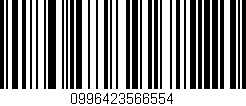 Código de barras (EAN, GTIN, SKU, ISBN): '0996423566554'