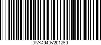 Código de barras (EAN, GTIN, SKU, ISBN): '0RX4340V201250'