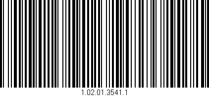 Código de barras (EAN, GTIN, SKU, ISBN): '1.02.01.3541.1'