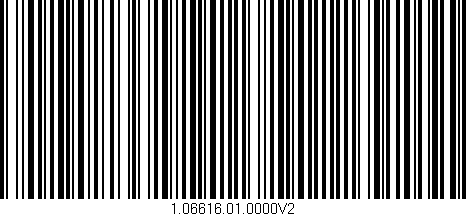 Código de barras (EAN, GTIN, SKU, ISBN): '1.06616.01.0000V2'