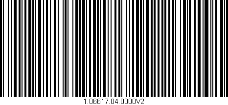 Código de barras (EAN, GTIN, SKU, ISBN): '1.06617.04.0000V2'