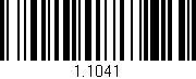 Código de barras (EAN, GTIN, SKU, ISBN): '1.1041'
