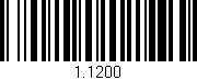 Código de barras (EAN, GTIN, SKU, ISBN): '1.1200'