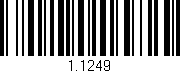 Código de barras (EAN, GTIN, SKU, ISBN): '1.1249'