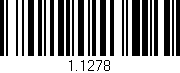 Código de barras (EAN, GTIN, SKU, ISBN): '1.1278'