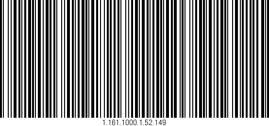 Código de barras (EAN, GTIN, SKU, ISBN): '1.161.1000.1.52.149'