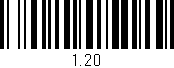 Código de barras (EAN, GTIN, SKU, ISBN): '1.20'
