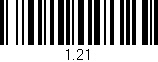 Código de barras (EAN, GTIN, SKU, ISBN): '1.21'