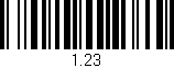 Código de barras (EAN, GTIN, SKU, ISBN): '1.23'