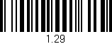 Código de barras (EAN, GTIN, SKU, ISBN): '1.29'