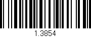 Código de barras (EAN, GTIN, SKU, ISBN): '1.3854'