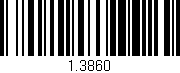 Código de barras (EAN, GTIN, SKU, ISBN): '1.3860'
