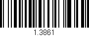 Código de barras (EAN, GTIN, SKU, ISBN): '1.3861'