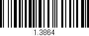 Código de barras (EAN, GTIN, SKU, ISBN): '1.3864'