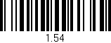 Código de barras (EAN, GTIN, SKU, ISBN): '1.54'