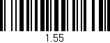 Código de barras (EAN, GTIN, SKU, ISBN): '1.55'