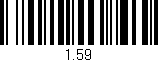 Código de barras (EAN, GTIN, SKU, ISBN): '1.59'