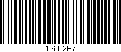 Código de barras (EAN, GTIN, SKU, ISBN): '1.6002E7'