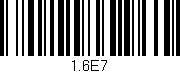 Código de barras (EAN, GTIN, SKU, ISBN): '1.6E7'