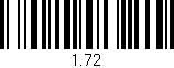 Código de barras (EAN, GTIN, SKU, ISBN): '1.72'