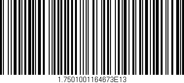 Código de barras (EAN, GTIN, SKU, ISBN): '1.7501001164673E13'
