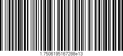 Código de barras (EAN, GTIN, SKU, ISBN): '1.7506195167288E13'