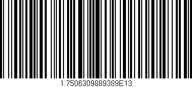 Código de barras (EAN, GTIN, SKU, ISBN): '1.7506309889389E13'