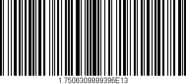 Código de barras (EAN, GTIN, SKU, ISBN): '1.7506309889396E13'