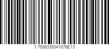 Código de barras (EAN, GTIN, SKU, ISBN): '1.7506339341079E13'